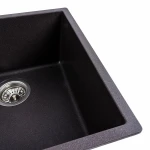 Гранітна мийка для кухні Platinum 4040 RUBA матовий Гренадін