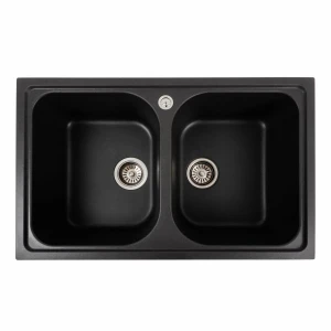 Гранітна мийка для кухні Platinum 7950 Equatoria матовий Моріон