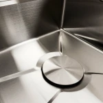 Кухонна мийка сатин Platinum Handmade "Водоспад" PLATINUM 75×45М