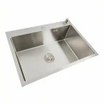 Кухонна мийка VALESO Handmade 70*50 нержавійка (сифон круглий, 3,0/0,8)