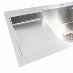 CM 78*50C R Мийка нержавійка Valeso Handmade з поглибленою полицею (3.0/0.8)