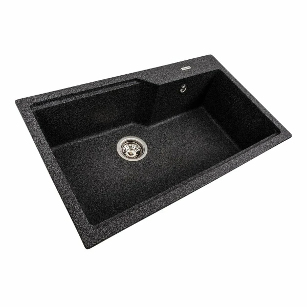 Кухонна мийка гранітна матова 7545 NIKA VALESO Графіт