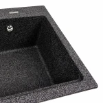 Кухонна мийка гранітна матова 7545 NIKA VALESO Графіт