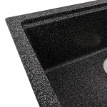 Кухонна мийка гранітна матова 7545 NIKA VALESO Графіт