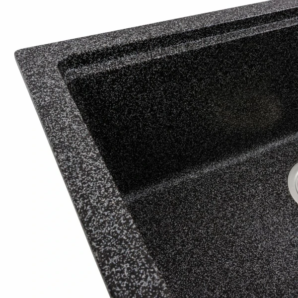 Кухонна мийка гранітна матова 7545 NIKA VALESO Графіт