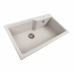 Кухонна мийка гранітна матова 7545 NIKA VALESO Топаз