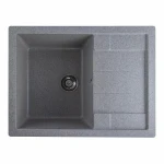 Гранітна мийка для кухні VALESO 6550 INTENSO матова Сіра