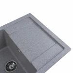 Гранітна мийка для кухні VALESO 6550 INTENSO матова Сіра