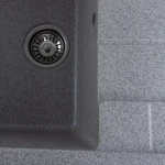 Гранітна мийка для кухні VALESO 6550 INTENSO матова Сіра