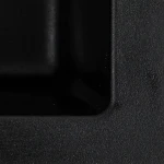 Гранітна мийка для кухні VALESO 4040 RUBA матовий чорний