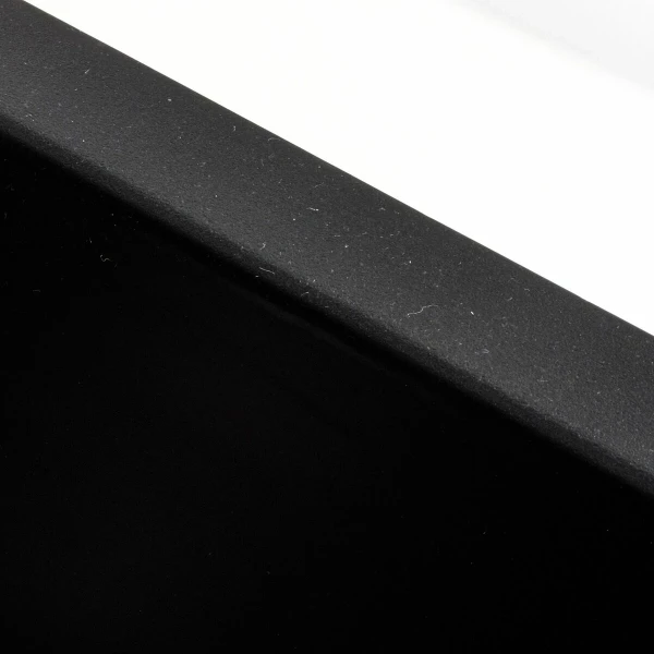 Гранітна мийка для кухні VALESO 4040 RUBA матовий чорний