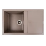 Гранітна мийка для кухні VALESO 7950 Selena матова Дюна