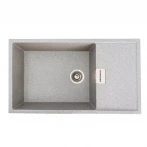 Гранітна мийка для кухні VALESO 8650 DIAMOND матова (сіра)