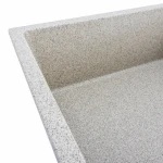 Гранітна мийка для кухні VALESO 8650 DIAMOND матова (сіра)