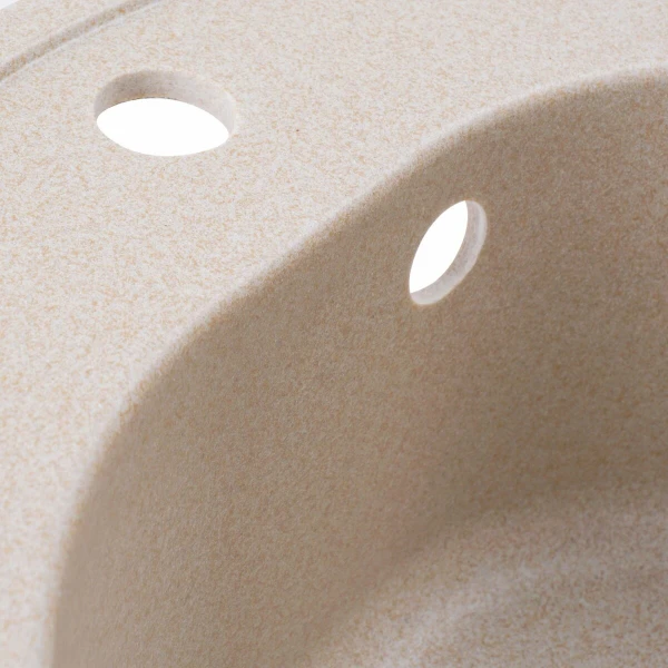 Гранітна мийка для кухні VALESO 510 LUNA матова Сафарі