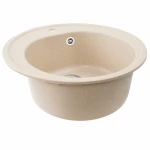 Гранітна мийка для кухні VALESO 510 LUNA матова Сафарі