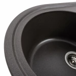 Гранітна мийка для кухні VALESO 7750 LIRA матовий Гренадін