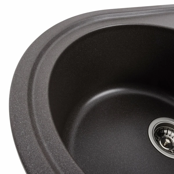 Гранітна мийка для кухні VALESO 7750 LIRA матовий Гренадін