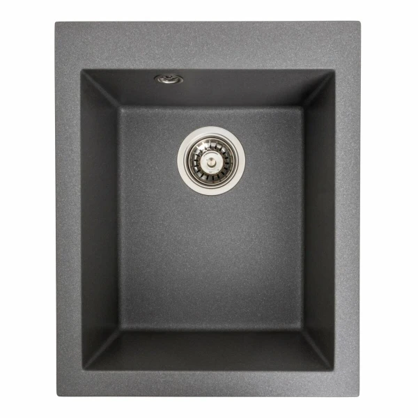Гранітна мийка для кухні VALESO 4150 SOKIL матова (сірий мусон)