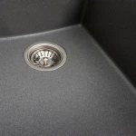 Гранітна мийка для кухні VALESO 4150 SOKIL матова (сірий мусон)