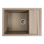 Кухонна мийка гранітна матова 7050 CASCADA VALESO Титан