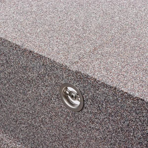 Гранітна мийка для кухні VALESO 7843 SOLID матовий Мікс