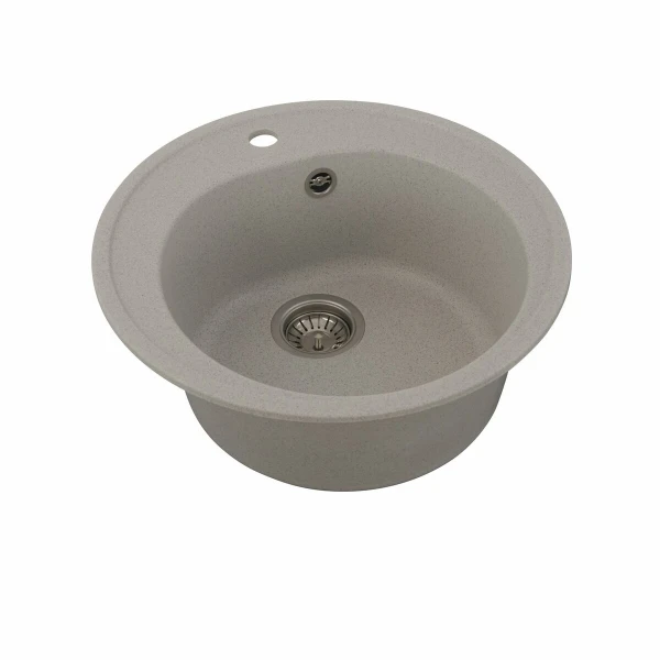 Гранітна мийка для кухні VALESO 510 LUNA матова Топаз