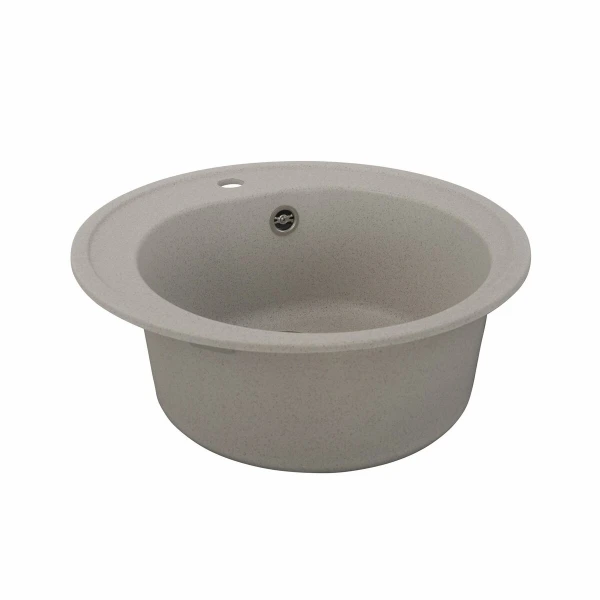 Гранітна мийка для кухні VALESO 510 LUNA матова Топаз