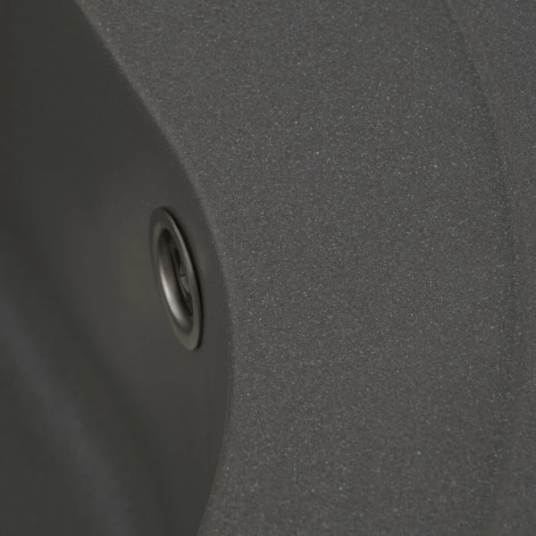 Гранітна мийка для кухні VALESO 510 LUNA матова Сірий мусон