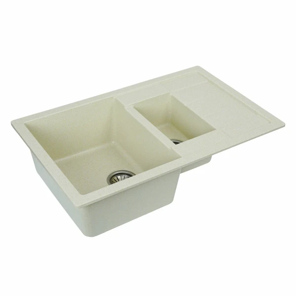 Гранітна мийка для кухні VALESO 7850W TOSKANA матова Пісок