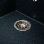 Гранітна мийка для кухні VALESO 7843 SOLID матовий Антрацит