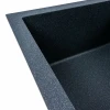 Гранітна мийка для кухні матовий Антрацит VALESO 7843 SOLID