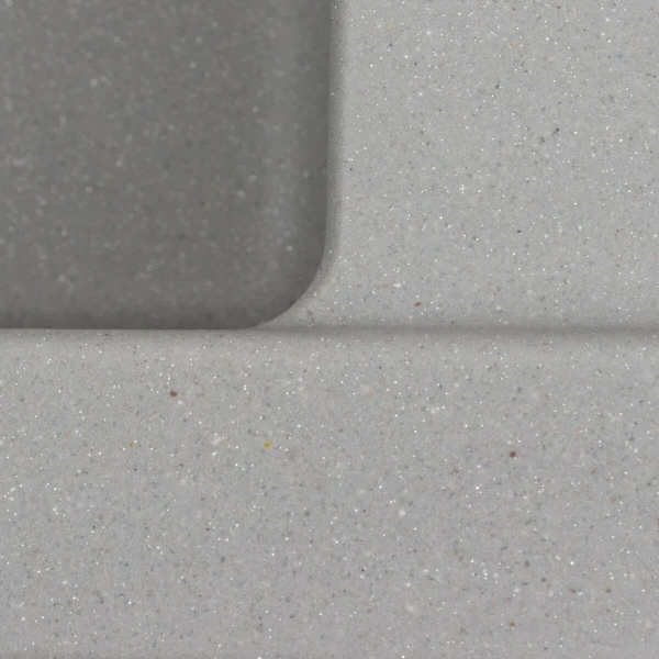 Гранітна мийка для кухні VALESO 6550 INTENSO матова Сірий металік