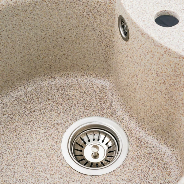 Гранітна мийка для кухні VALESO 480 TURAS матова Карамель