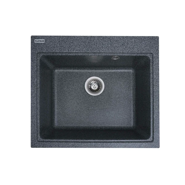 Гранітна мийка для кухні VALESO 5852 VESTA матова Графіт