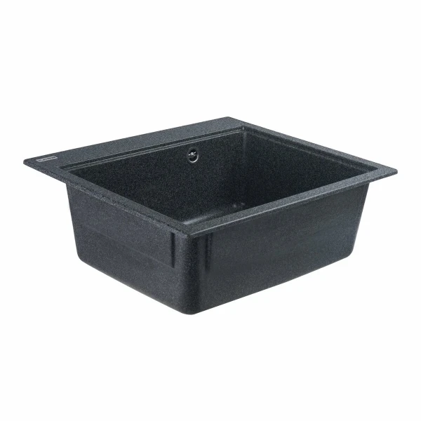 Гранітна мийка для кухні VALESO 5852 VESTA матова Графіт