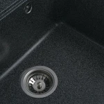 Гранітна мийка для кухні VALESO 5852 VESTA матова Графіт