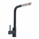 Q411B змішувач кухонний VALESO АНТРАЦИТ (з висувною лійкою)