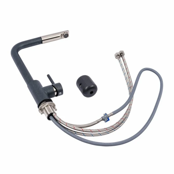 Q411B змішувач кухонний VALESO АНТРАЦИТ (з висувною лійкою)