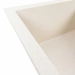 Гранітна матова мийка VALESO CRIPTA 6550 біла в крапку