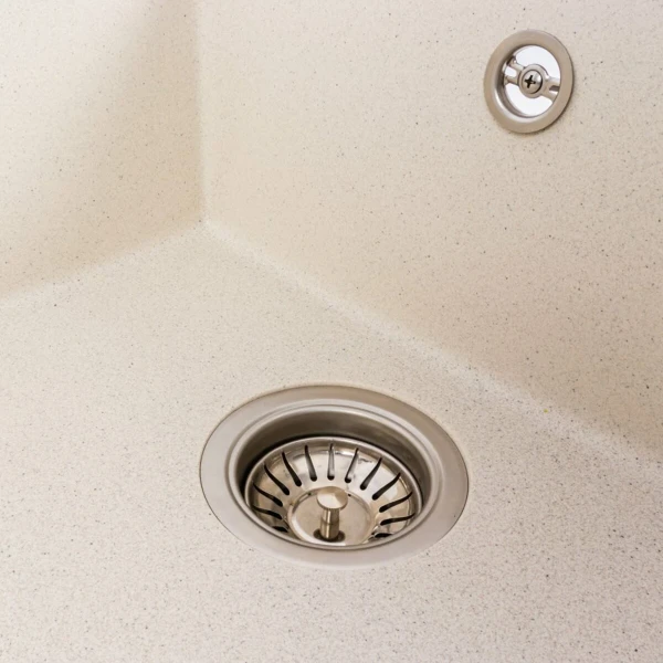 Гранітна матова мийка VALESO CRIPTA 6550 біла в крапку