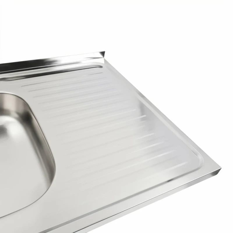 Мийка кухонна нержавіючої сталі Platinum PLATINUM 8060 L з (0,4/120 мм)