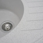 Гранітна мийка для кухні Platinum 6250 SOUL матова Топаз