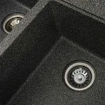 Гранітна мийка для кухні Platinum 7850 HARMONY матова Графіт