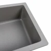 Гранітна мийка для кухні Platinum 7945 Paruana матова Сірий мусон)