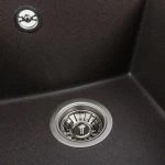 Гранітна мийка для кухні Platinum 4150 SOKIL матовий Гренадін