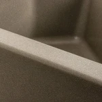 Гранітна мийка для кухні Platinum 9950 PANDORA матовий титан