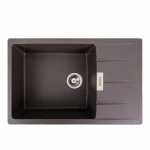 Гранітна мийка для кухні Platinum 7850 ROMA матовий Гренадін