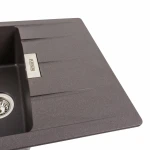 Гранітна мийка для кухні Platinum 7850 ROMA матовий Гренадін