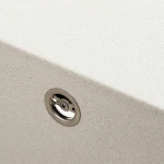 Гранітна мийка для кухні Platinum 7950 AZURIT матова Біла в крапку